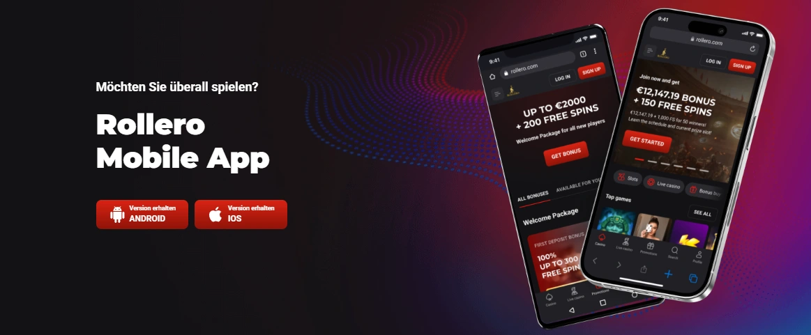 rollero casino app